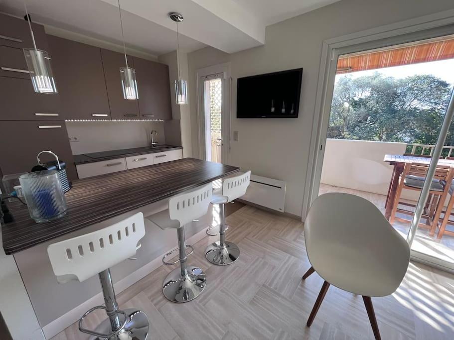 Appartement Avec Terrasse, Vue Jardin Et Piscine アンティーブ エクステリア 写真